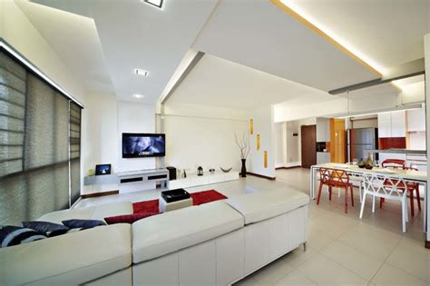 Hdb Bto 5 Room Modern Living Room Singapore By The Design