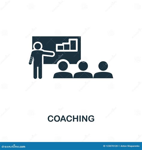 Coaching Creative Icon Simple Element Illustration Coaching Concept