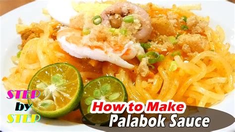 How To Make Palabok Sauce Youtube