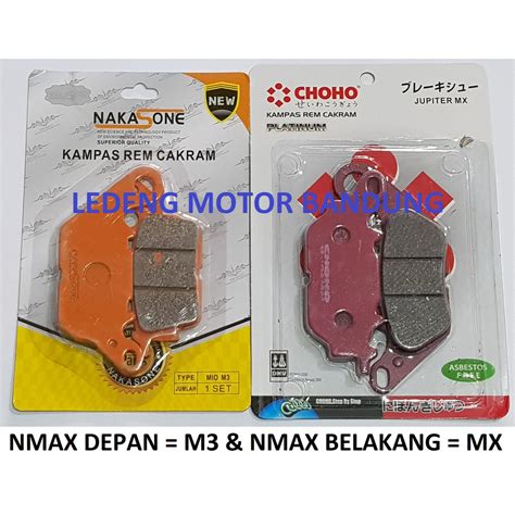 Jual Paket Nmax Kampas Rem Cakram Depan Belakang N Max Disc Pad Choho