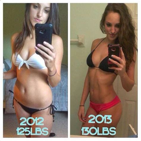 50 Incredible Skinny To Fit Female Muscle Gain Transformations Trimmedandtoned