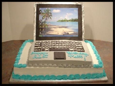 كيفية عمل كيك ديزاين بشكل حاسوب خطوة بخطوة laptop cake tutorial. 70 best Technology Cakes images on Pinterest | Conch fritters, Anniversary cakes and Birthday cake