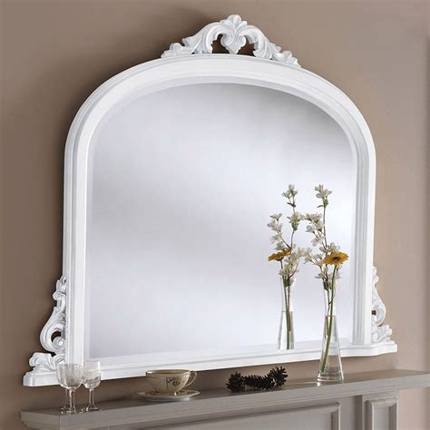 Antique French Style Overmantle Mirror