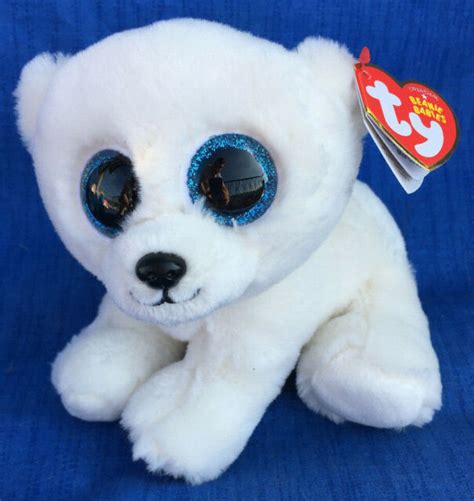 Ty Beanie Boo Ari Polar Bear Plush 15cm 40173 For Sale Online Ebay