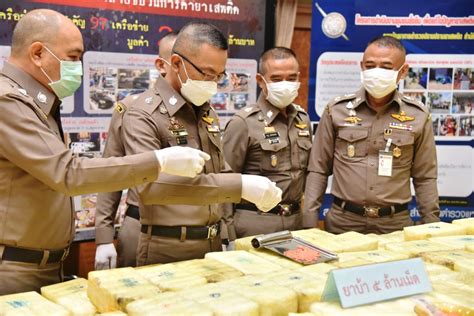 thailand s narcotics police showcase highlight their drug seizures