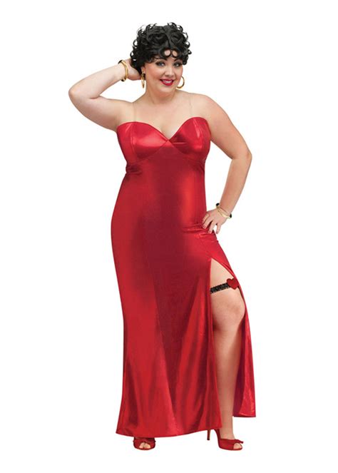 Betty Boop Costume Women Plus Party On