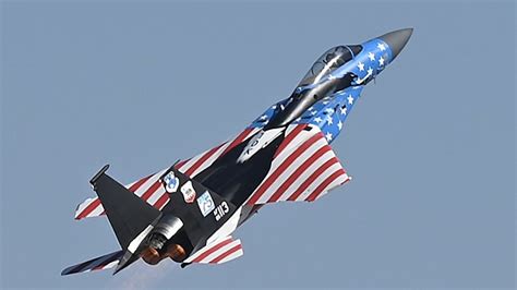 Air National Guard F 15 Has The Most American Paint Job Ever