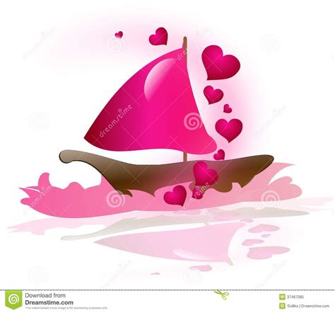 Love Ship Stock Illustration Illustration Of Love Ship 37467085