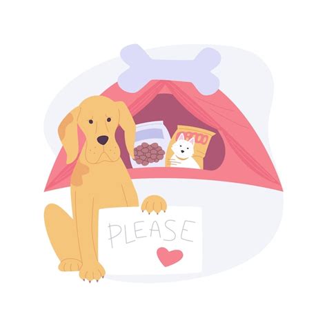 Premium Vector Donate To Animal Shelter Isolated Cartoon Vector