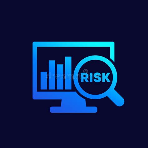 Risk Assessment Icon For Web Stock Vector Illustration Of Process