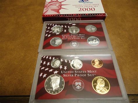 2000 Us Silver Proof Set With Box