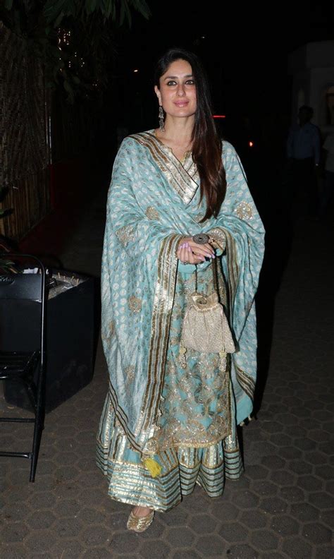 Kareena Kapoor Khan In A Kurta With Gota Detailing By Simar Dugal Indian Designer Suits