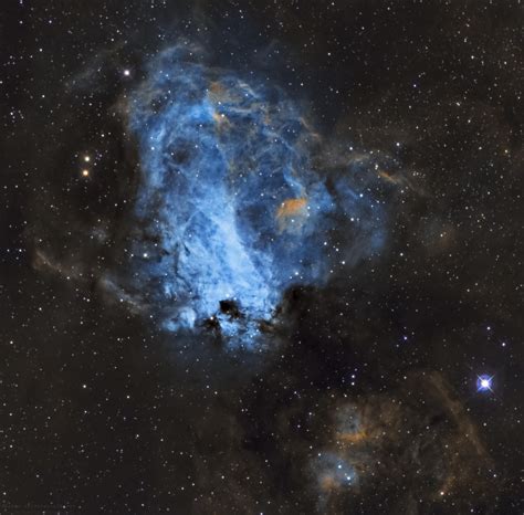 The Omega Nebula Aka Swan Nebula Rastrophotography