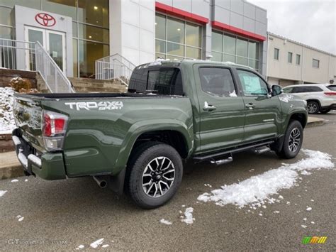 2021 Army Green Toyota Tacoma Trd Sport Double Cab 4x4 140838331 Photo