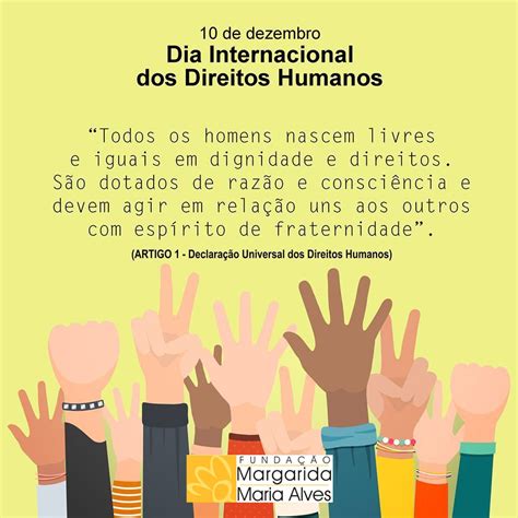 Declaração Universal Dos Direitos Humanos Completa 71 Anos Fundação De Defesa Dos Direitos