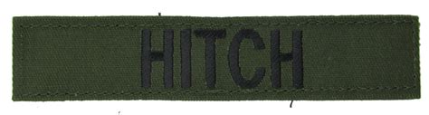 Olive Drab Name Tape With Hook Fastener Custom Name Tapes Military