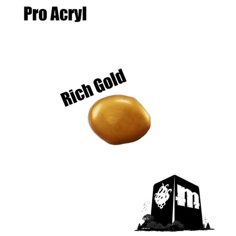 Pro Acryl Swatch Rich Gold Sq Creature Caster