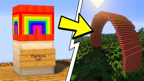 New Minecraft 114 Rainbow Tnt Unlocked Youtube