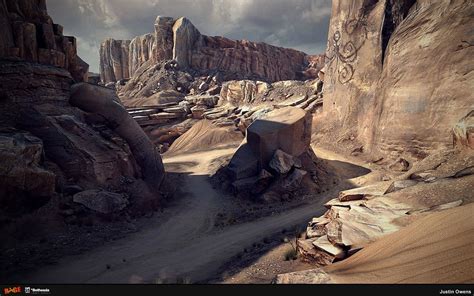 Rage Wasteland 1 14 Justin Owens Environment Concept Art Scene