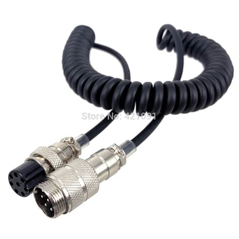 8 Pin Mic Microphone Extension Cable For Yaesu Icom Kenwood Cb Ham