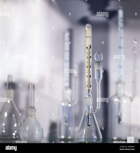 Beakers Flasks Chemistry Set Stock Photo Alamy