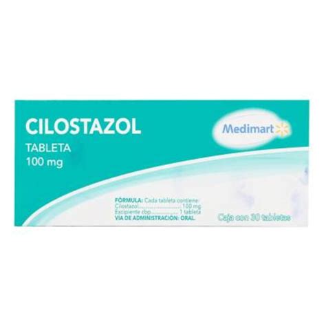Cilostazol Medimart Tableta 100 Mg 30 Tabletas Walmart