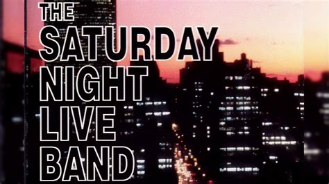 Saturday Night Live Band Saturday Night Live Theme 1986 Youtube