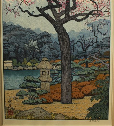 Igavel Auctions Three Japanese Woodblock Prints Toshi Yoshida 20th C