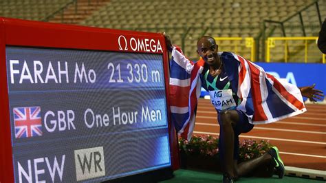 Mo Farah Back On Track With World Record After Golden Hour In Brussels