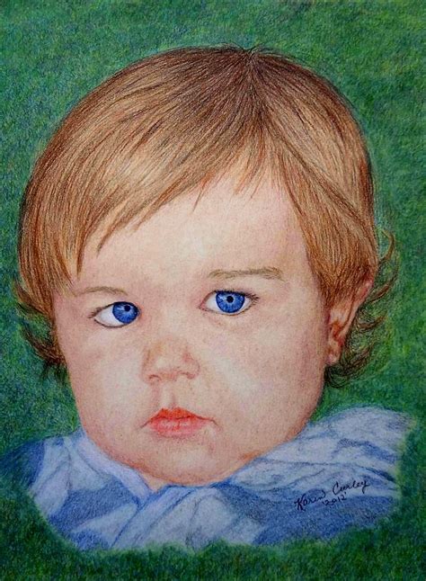 Little Boy Blue Painting By Karen Curley Fine Art America