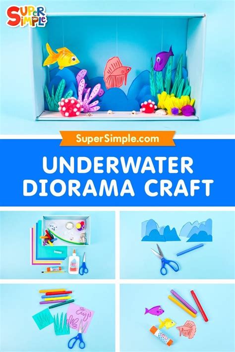 Underwater Diorama Craft Super Simple Diorama Kids Art Activities