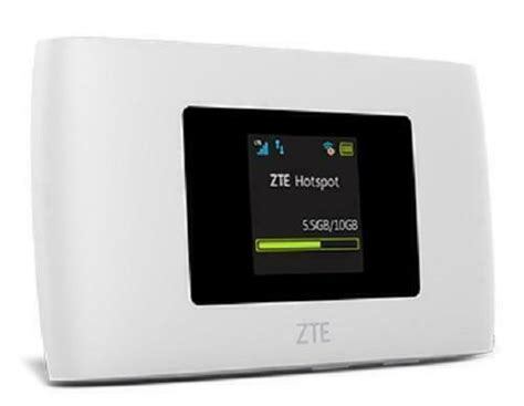Boost Mobile Zte Mf920v Warp Connect Mobile Hotspot White For Sale