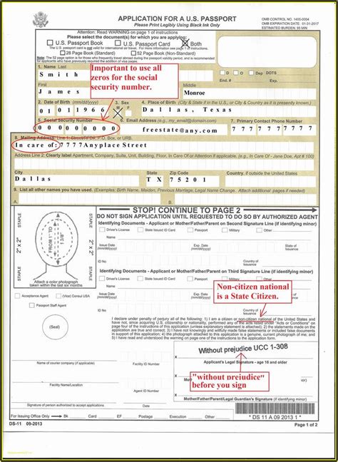 How To Fill Out Passport Application Form Ds 82 Printable Form 2022 Gambaran