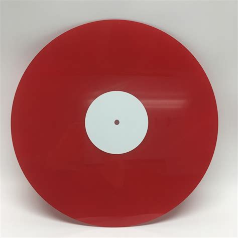 Custom Red Vinyl Record Rartisants