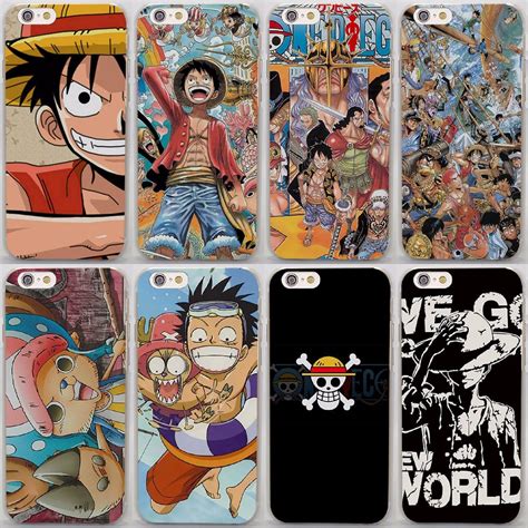 Japanese Anime Collage One Piece Luffy Hard Case Cover For Iphone