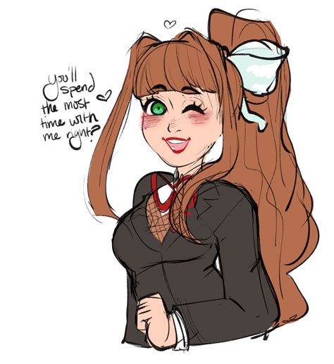 Jessica 🍯 On Twitter The Best Girl Ddlc Play The Game