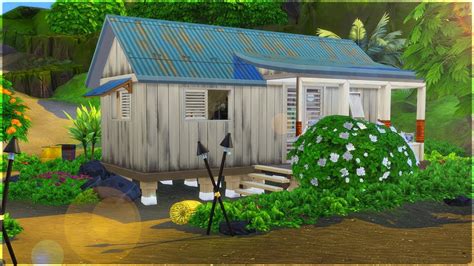 Off The Grid Shack The Sims 4 Speed Build Youtube