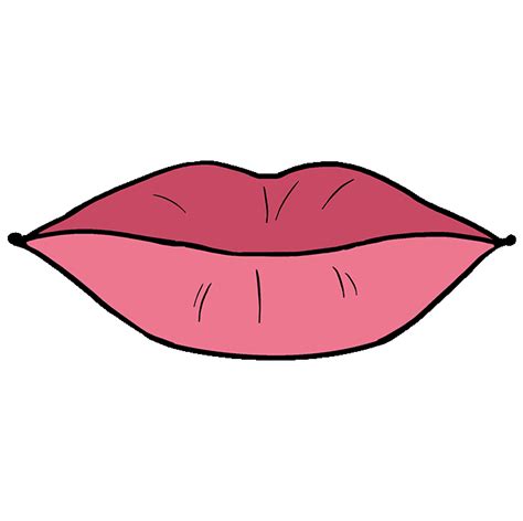 How To Draw Lips Cartoon Easy Howto Techno