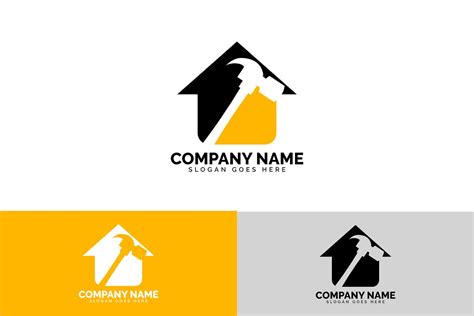 House Renovation Logo Template Creative Illustrator Templates