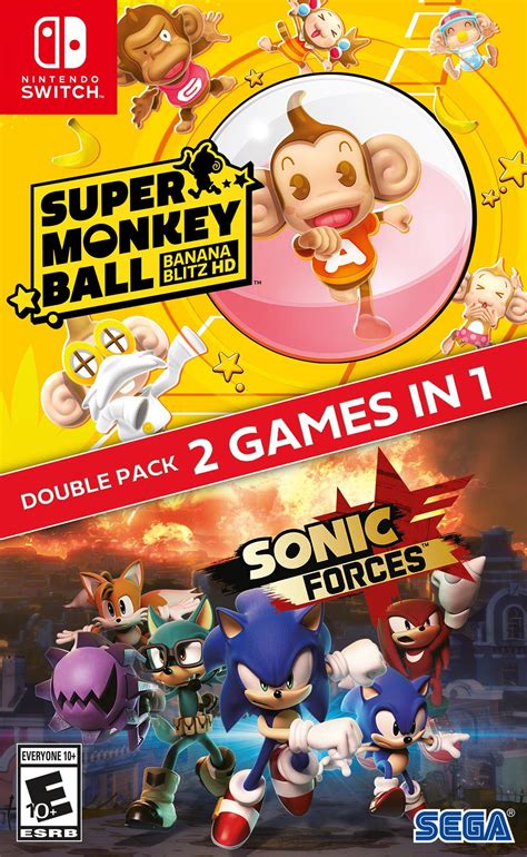 Sonic Forces Plus Super Monkey Ball Banana Blitz Hd Double Pack