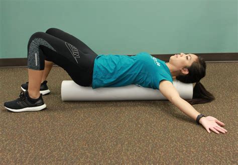 Cross your arms over your chest to help protract your shoulder blades and allow the foam roller to put pressure on muscles rather than bones. 11 Foam Roll Exercises To Improve Your Health