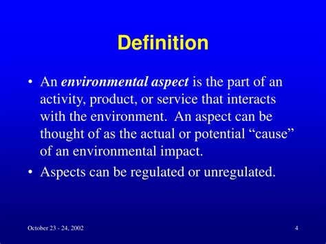 Ppt Identifying Environmental Aspects Powerpoint Presentation Free
