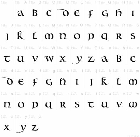 Fonts calligraphy graphic design inspiration resources. Bouwsma Uncial font