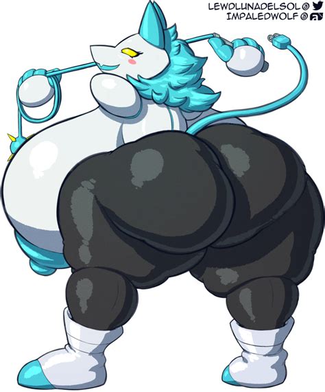 Rule 34 Anthro Ass Big Breasts Big Butt Blue Hair Breasts Deltarune