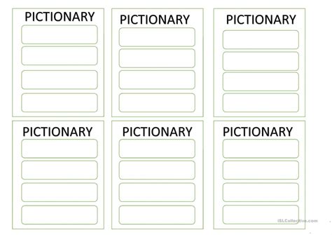 Free Printable Pictionary Cards Best Free Printable