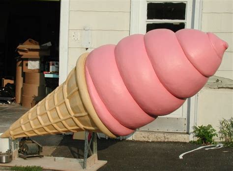 Giant Ice Cream Cone Prop For Toyota Made By Castelli Models Giant Ice Cream Ice Cream Ice