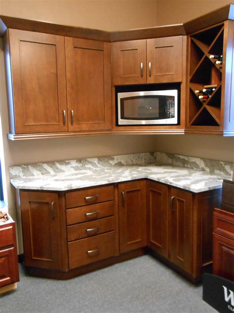 Maple Cabinets Built In Microwave Cabinet Kitchen Renovation Cost