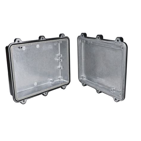 Aluminum Enclosure With Emirfi Shielding Gasket Black Ans 3817 B Bud