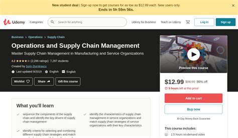 6 Best Supply Chain Management Courses Classes And Training Online