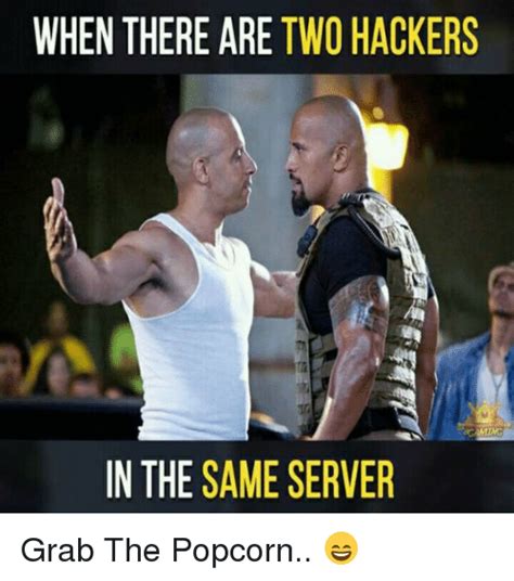 When There Are Two Hackers In The Same Server Grab The